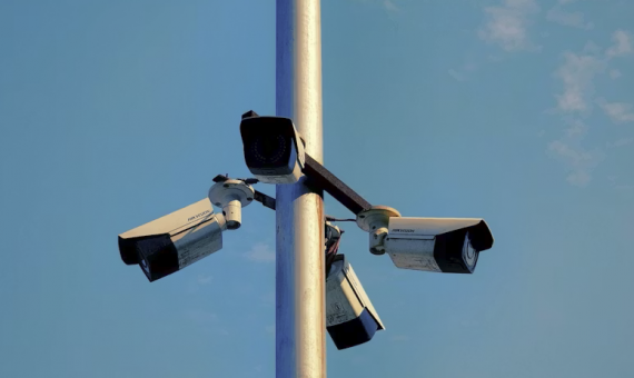 Rapid deployment CCTV tower for UK site security