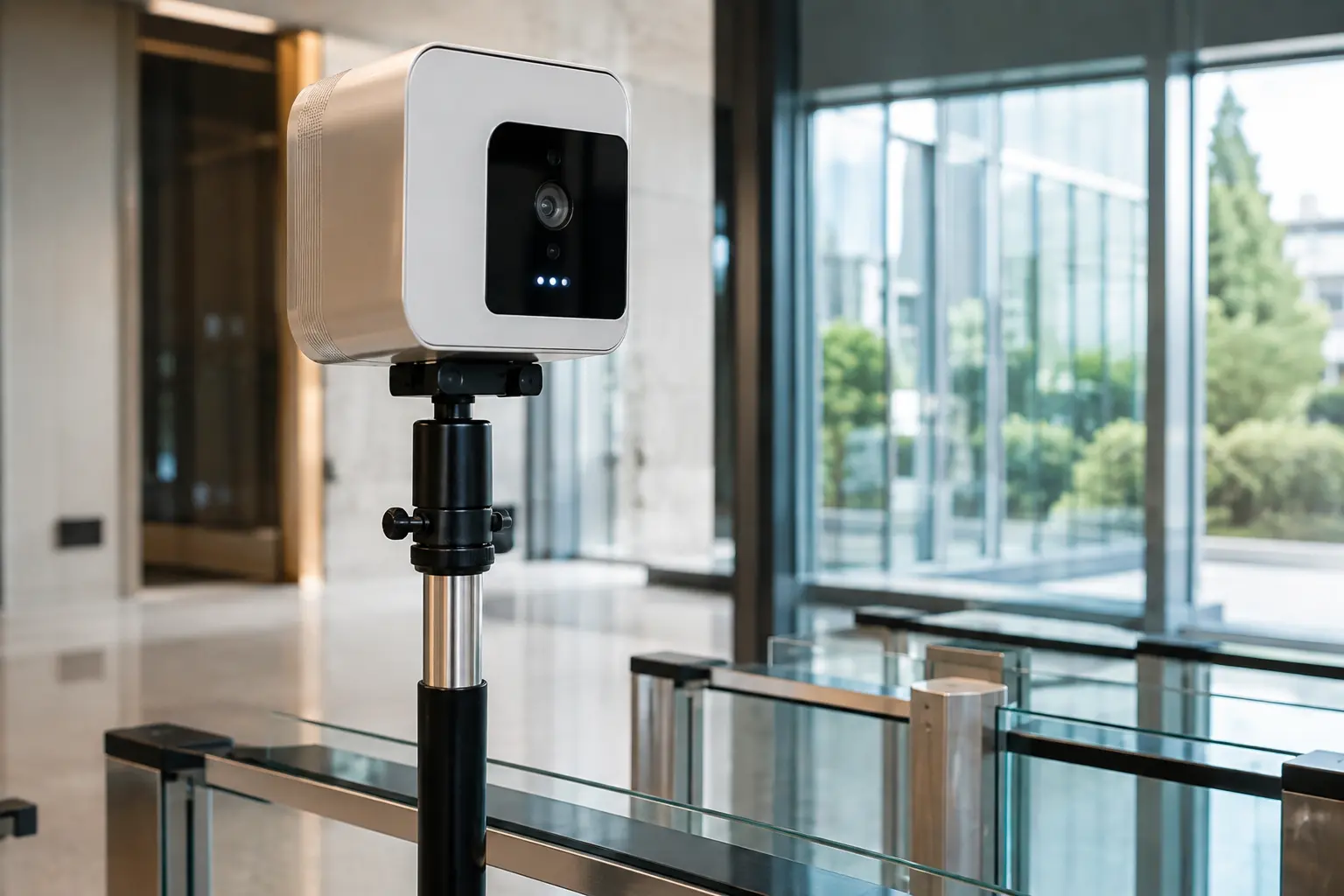 Contactless fever screening system for UK workplaces